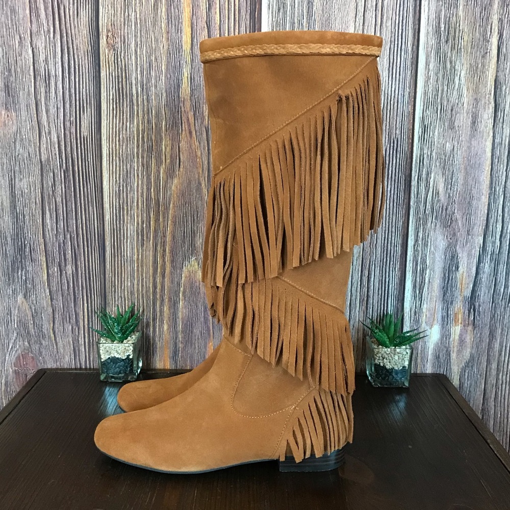 Sbicca Fringe Boots